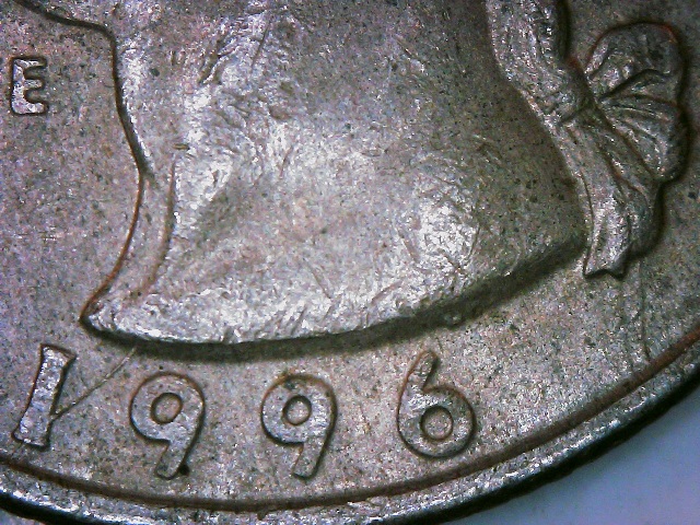1996-P-Quarter-With-Several-Die-Cracks