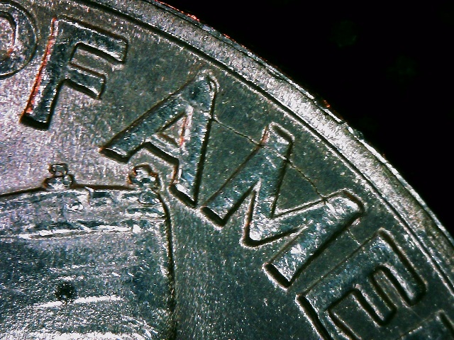 1949-D-Franklin-Half-Dollar-With-Die-Cracks-And-One-Without