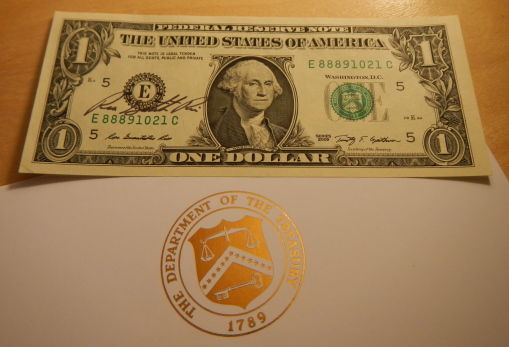 $1-Note-Personally-Signed-By-Treasurer-Rosa