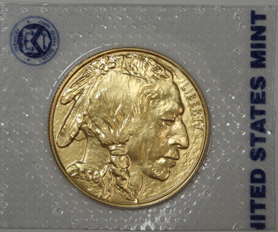 2008-$50-Gold-Buffalo-Struck-Through-A-Hair