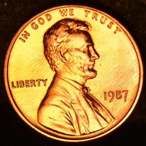 1987-Lincoln-Cent-With-Textured-Finish