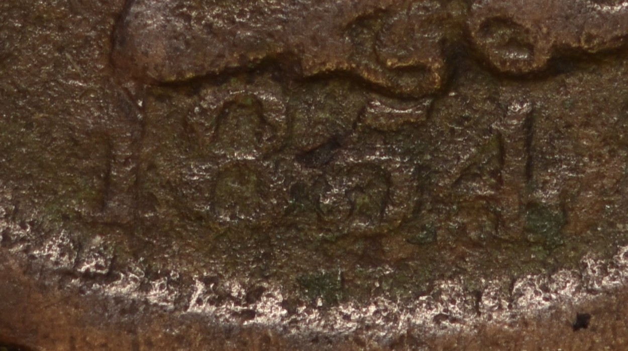 Four-1854-Braided-Hair-Large-Cents---Different-Dates-Positions