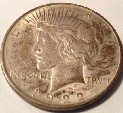 1922-Peacedollar