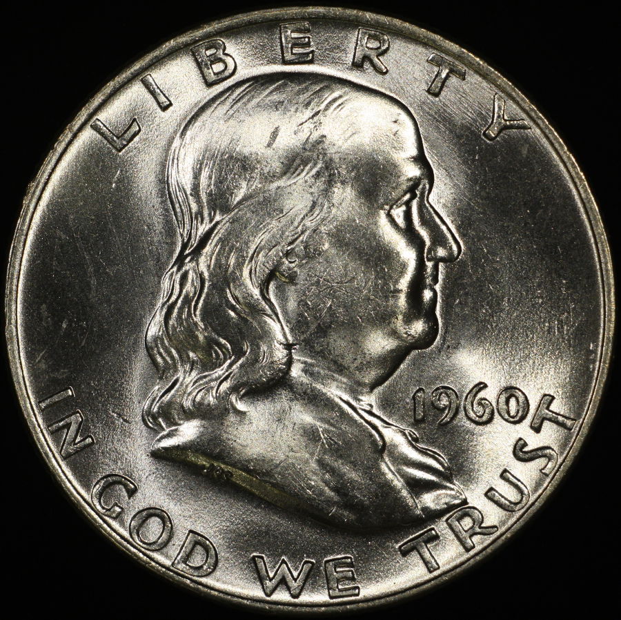 1960-D-Franklin-Half,-Grade-Please