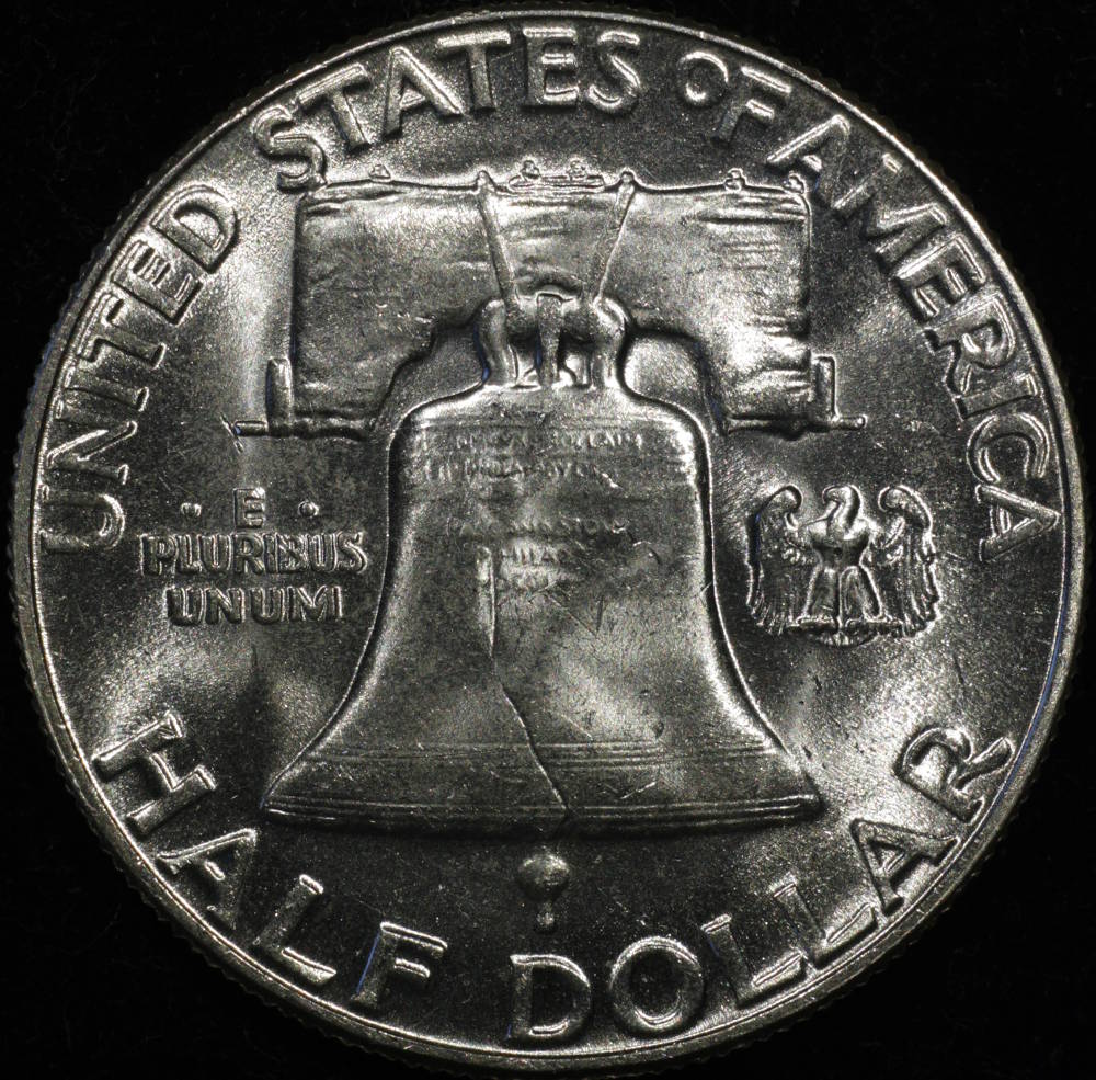 2-Franklin-Halves,-1952-And-1956,-Grade-Please