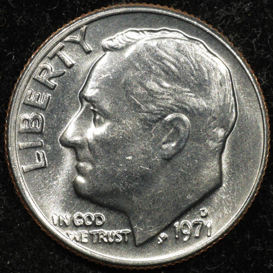 1971-D-Roosevelt-Dime,-Grade-Please
