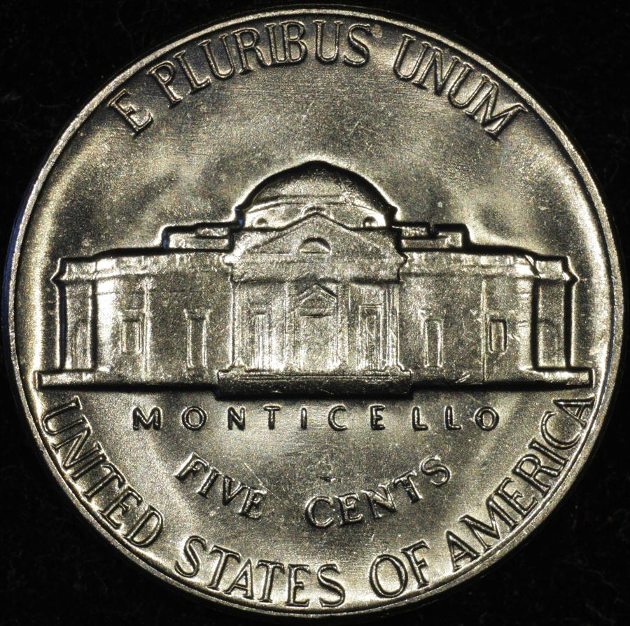 Dark-Toning-On-1970-D-Nickel-From-Mint-Set,-Bb?