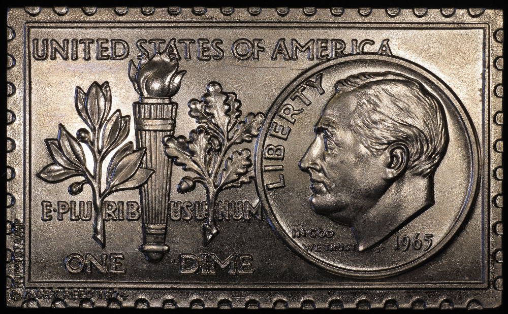 Roosevelt-Dime-Numistamp