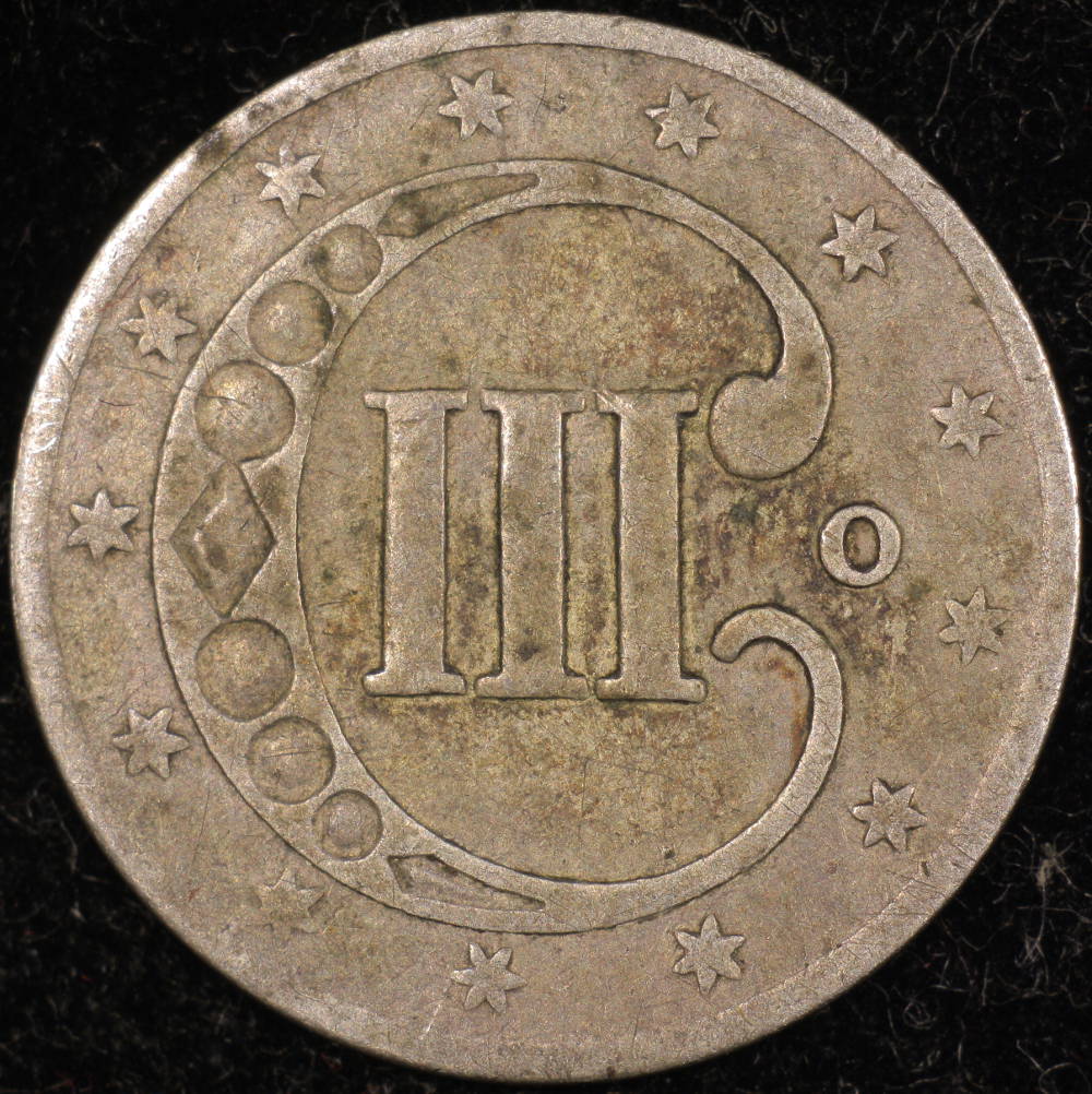 1851-O-3-Cent-Silver,-Grade-Please!