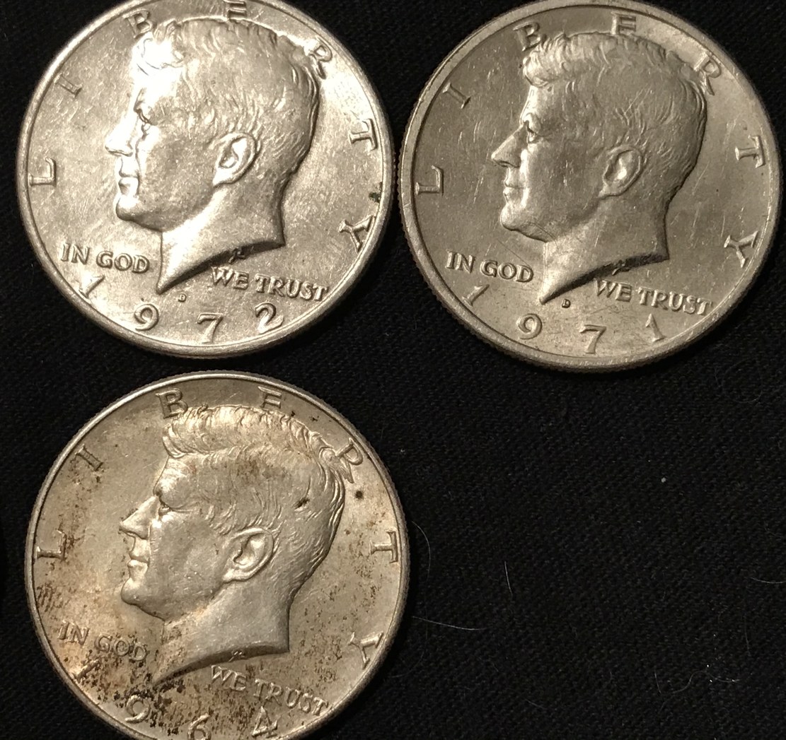 Found---14-Kennedy-Half-Dollars---Dates-Go-From-1994-To-1964.-Is-It-Cool?