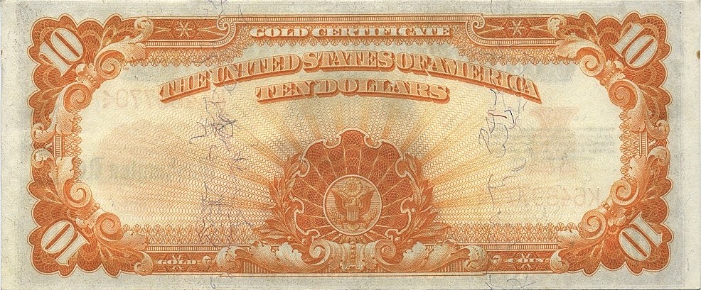 Gold-Ink-On-The-1900's-Dollar-Currency-Notes?
