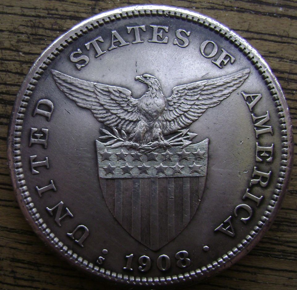 1908-US-Admin-Of-The-Philippines-1-Peso
