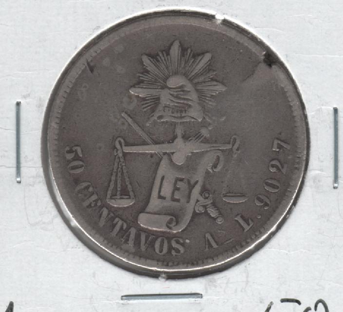 1879-Mexico-50c-Question