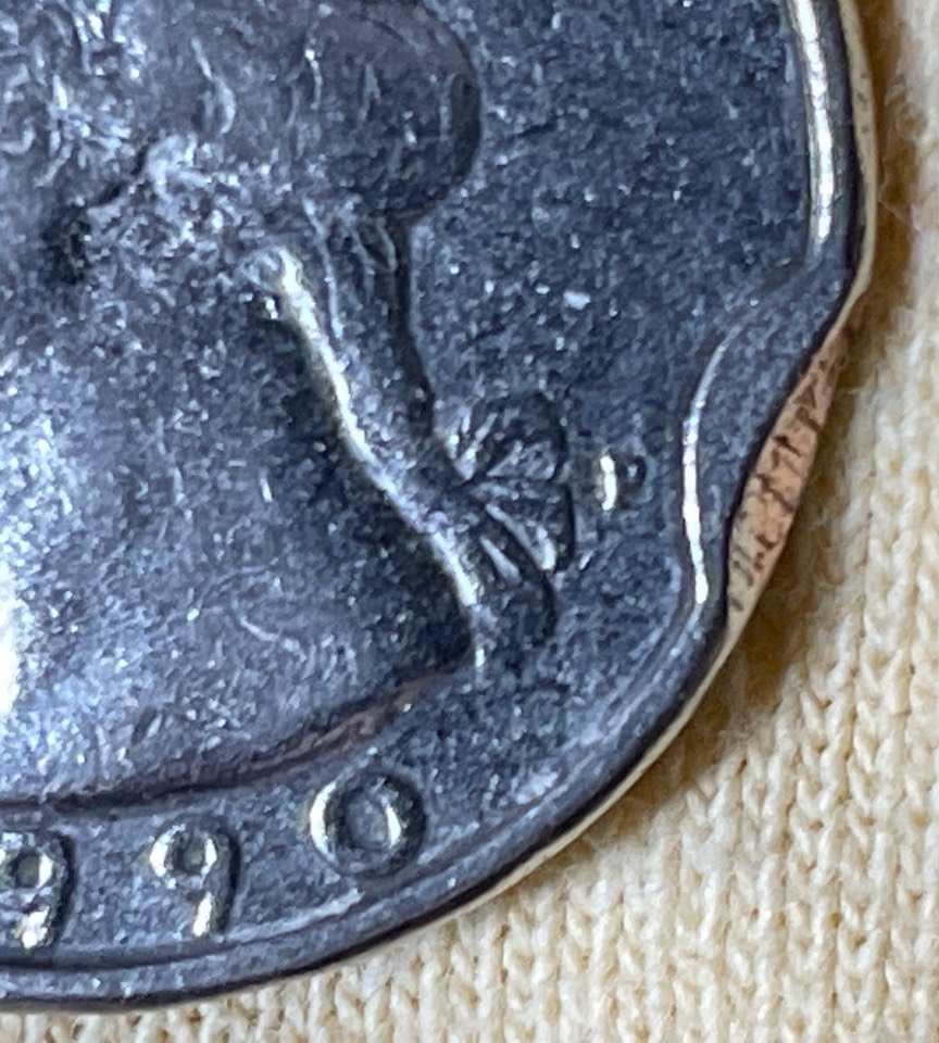 1990-P-Washington-Quarter:-PMD-Or-Double-Ragged-Clip?