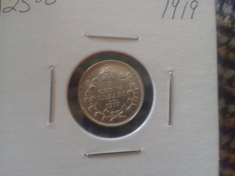 1919-Canada-Five-Cent