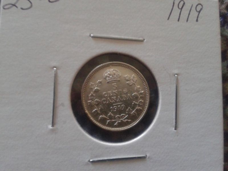 1919-Canada-Five-Cent