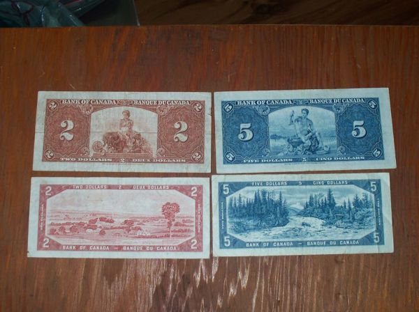 1954-And-1937-Bank-Notes