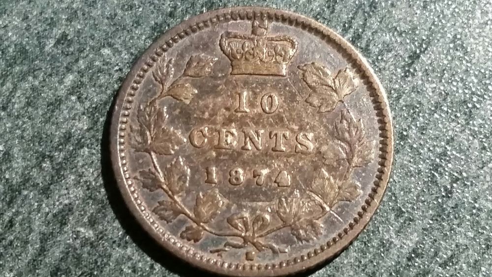 1874-Canada-10-Cents