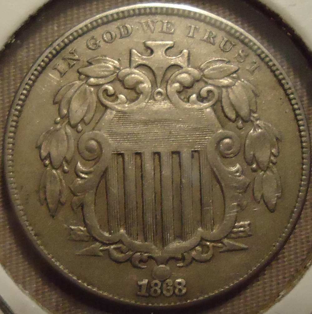 Flea-Market!-1868-Shield-Nickel-With-Others