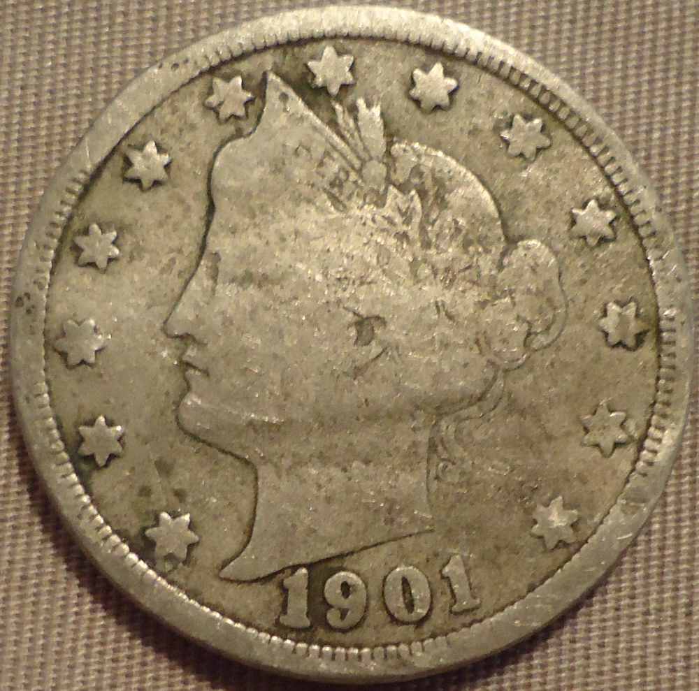 Flea-Market!-1868-Shield-Nickel-With-Others