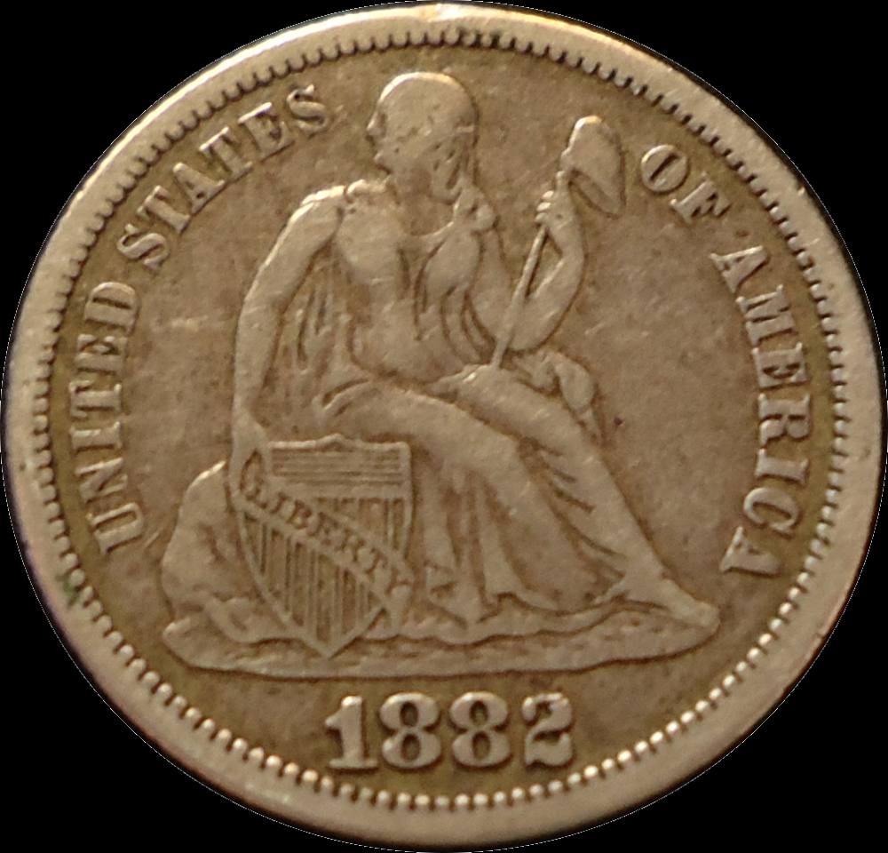 1877-And-1882-Seated-Liberty-Dimes
