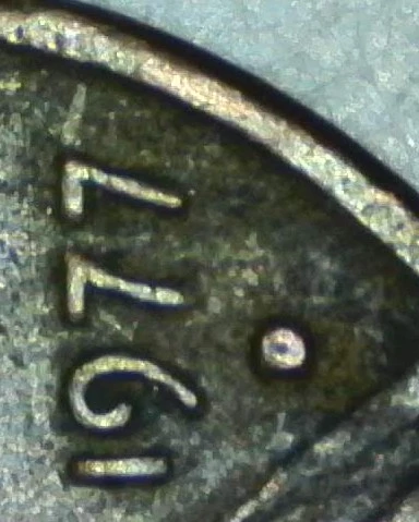 1977-D-Penny-Lines-From-Rim-To-Bottom