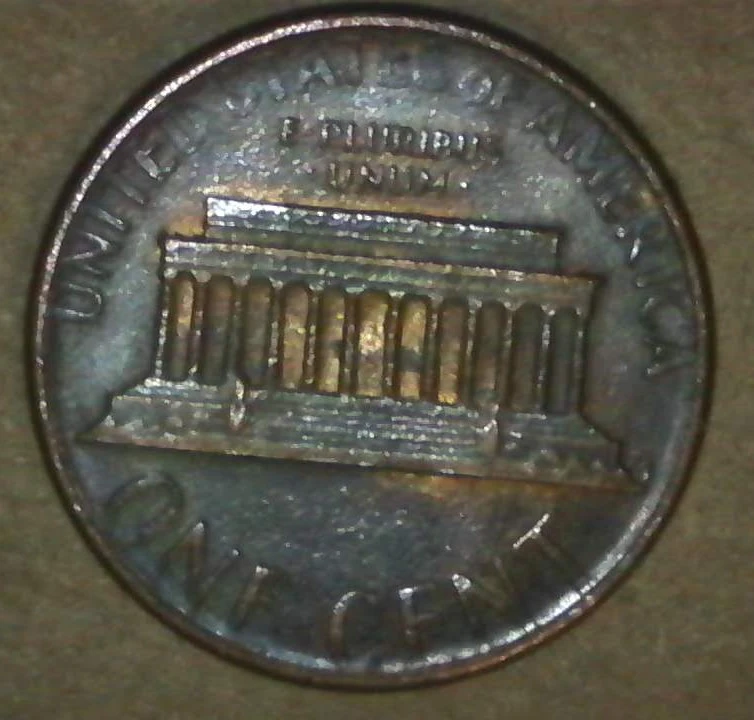 1985-D-Penny-L-Is-Flat-Also-Motto-And-Reverse