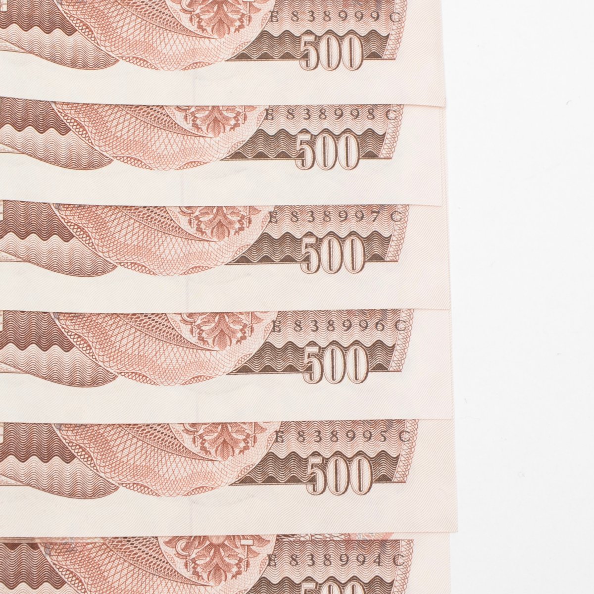 Austrian-Schillings---Consecutive-Serial-#s