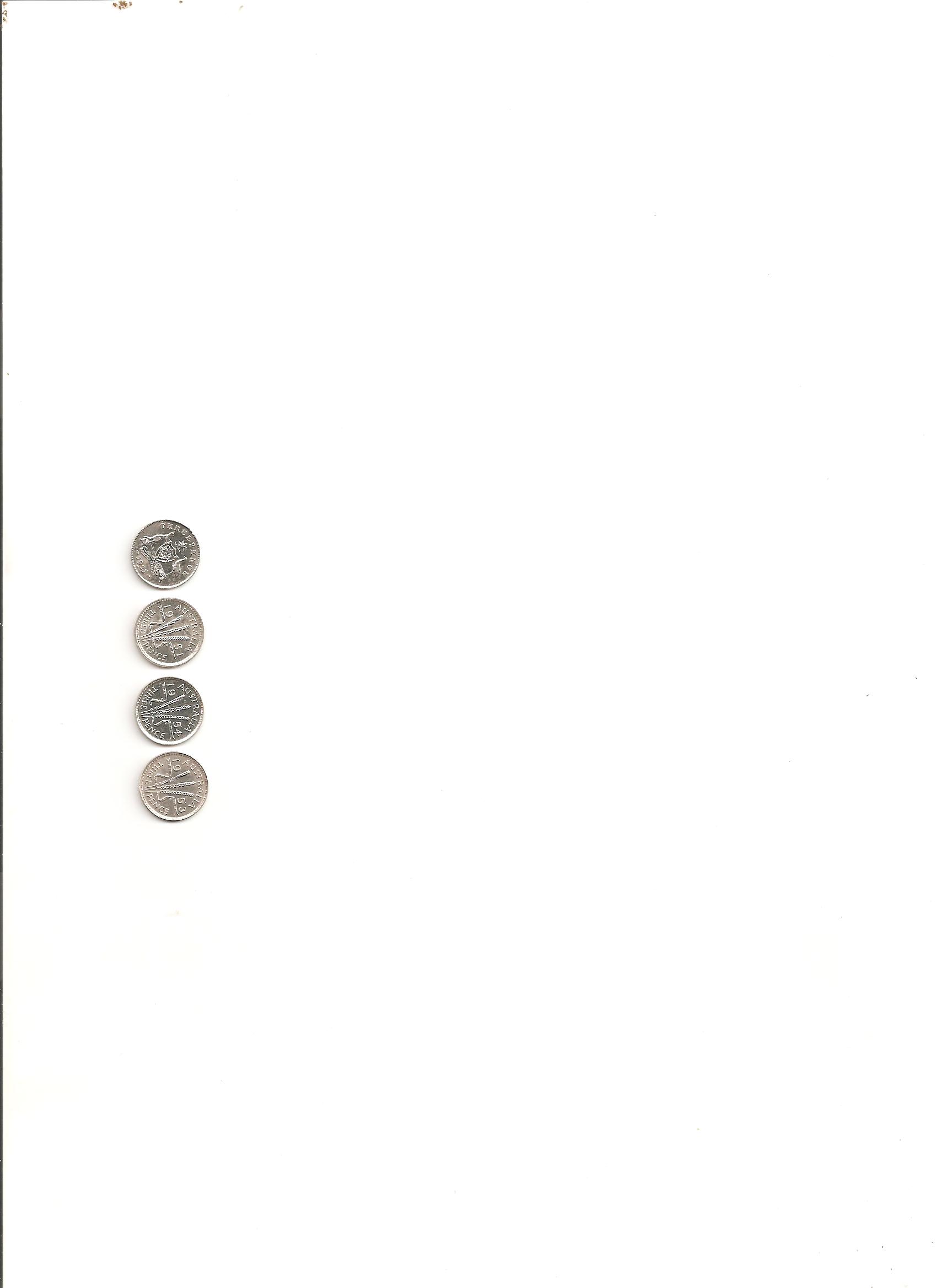 Australian-Threepence-Coins