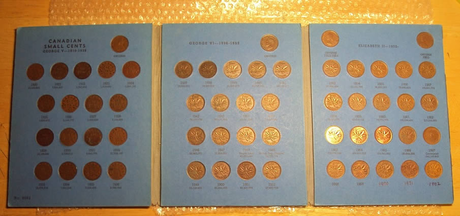 1920-1972-Canada-Small-Cent-Set
