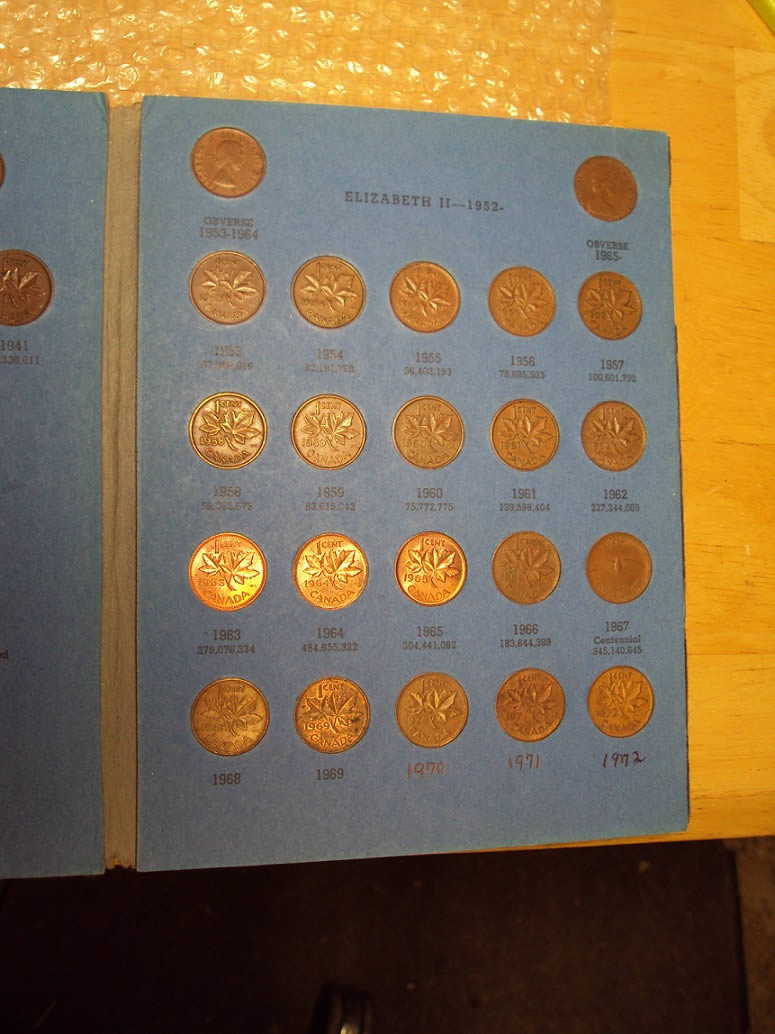1920-1972-Canada-Small-Cent-Set