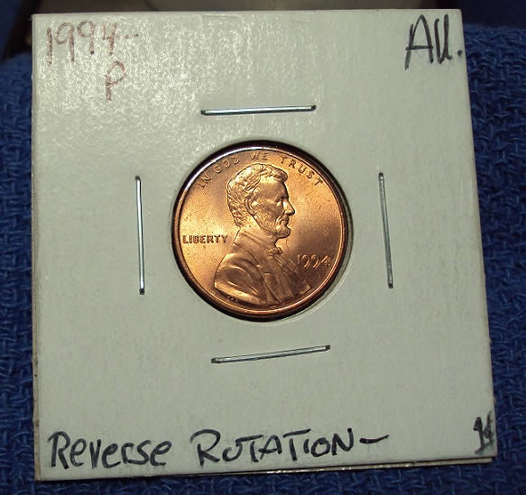 1994-Lincoln-Cent-With-A-Rotated-Reverse/Obverse.