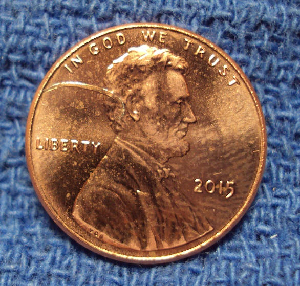 2015-P-Shield-Cent-With-Copper-Sliver-Struck-On-Coin