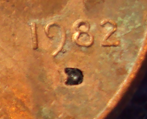 1982-D-Lmc-Small-Date-Zinc,-Rotted-Out-D-Only