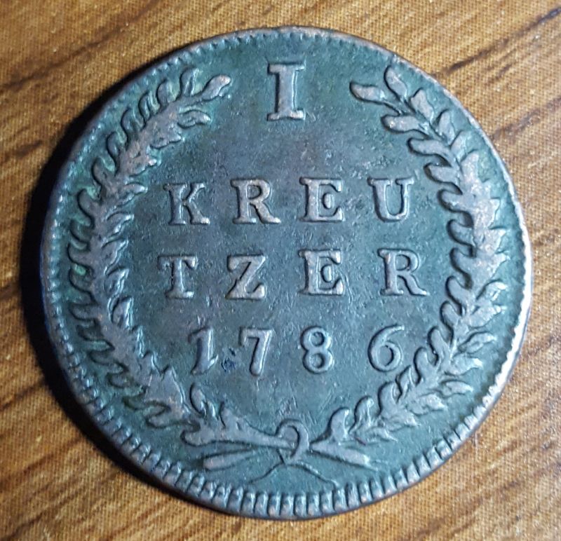 Newp:--1786-Austria-Salzburg-1-Kreutzer
