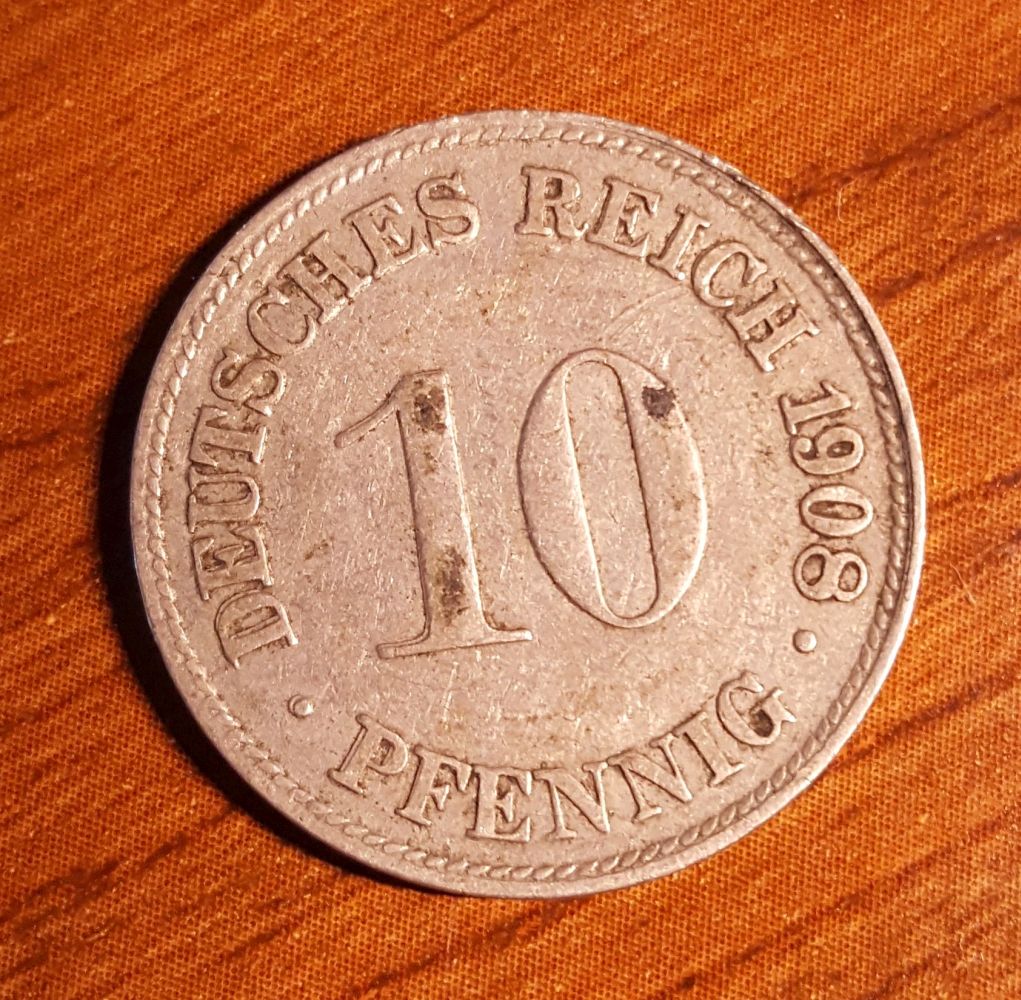 German-1908-10-Pfennig-Error?