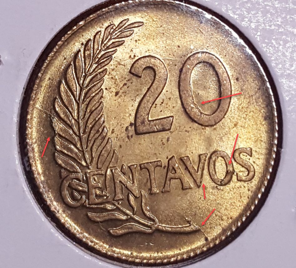 1960-Peru-20-Centavos-Die-Starting-To-Have-Issues.
