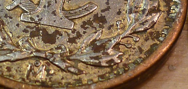 Plated-1945-Mexican-Centavo???---Pics
