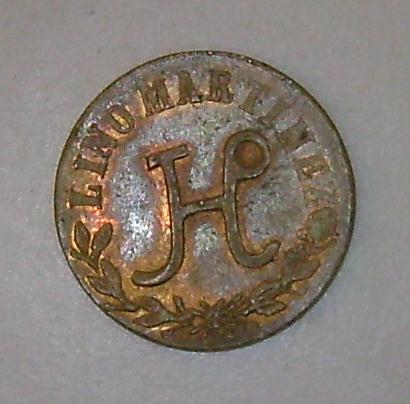 Found-In-Mexico:-Square,-1850,-Star,-Gopez-|-Hacienda-Token