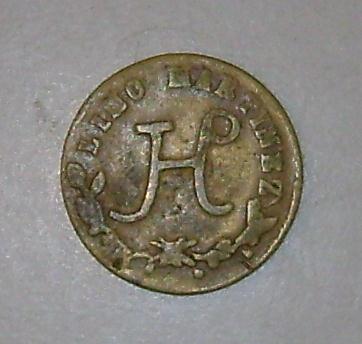 Found-In-Mexico:-Square,-1850,-Star,-Gopez-|-Hacienda-Token