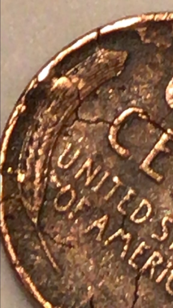 1940's-Coin,-I-Think?-Planchet-Cracks?