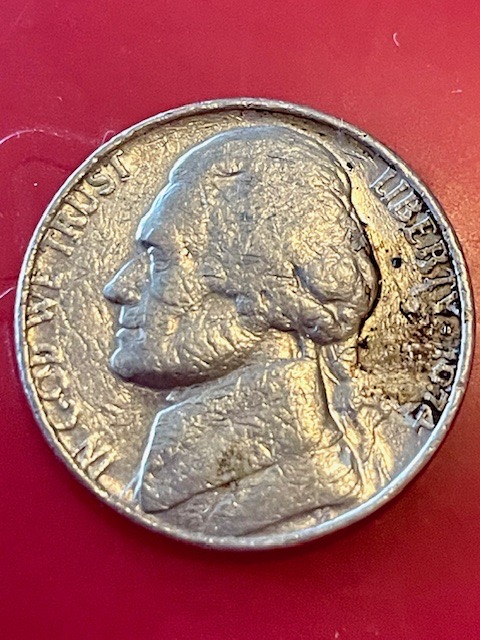 1974-Jefferson-Nickel-Error-Or-Damage?