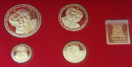 1981-Prince-Of-Wales-And-Diana-22k-Gold-Coin-Proof-Set