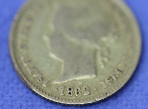 1862/1-Or-Error-Spain-Philippines-Isabella-2-P-Gold-Coin