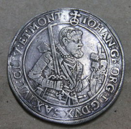 1617-Johann-Georg-I-Saxony-Taler-Silver-Coin