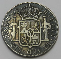 1821-Rg-Ferdinand-VII---Zacatecas-8-Reales-Silver-Coin