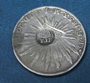 1833-Mexico-Go-Mj-8-Reales