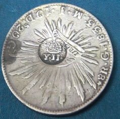 1833-Mexico-Go-Mj-8-Reales