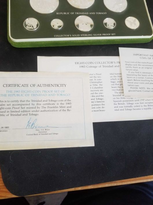 Trinidad-And-Tobago-Collector's-Solid-Sterling-Silver-Proof-Set