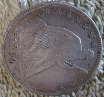 New-Arrival-1854-Arrow-Seated-Liberty-Half